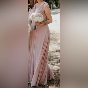Rose bridesmaids dress